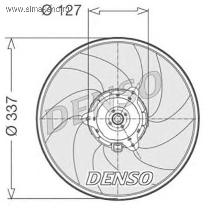 Вентилятор радиатора Denso DER21003 - Фото 1