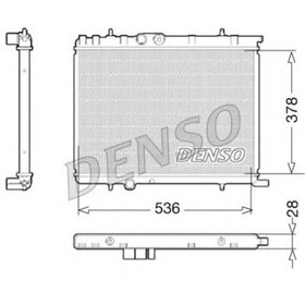 

Радиатор охлаждения двигателя Denso DRM07021