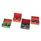 Поющие шары Баодинга (шары здоровья) (набор 2 шт) d=3,5 см цветные инь-янь мал - Фото 2