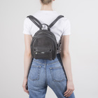 Рюкзак молодёжный, отдел на молнии, наружный карман, цвет серый - Фото 2