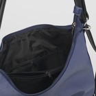 Сумка-рюкзак 1410, 35*13,5*36, 2 отд с перег на молнии, н/карман, синий/чёрный - Фото 5
