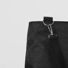 Сумка дорожная, отдел на молнии, наружный карман, регулируемый ремень, цвет чёрный - Фото 4