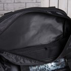 Сумка спортивная, отдел на молнии, наружный карман, цвет чёрный - Фото 3