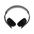 Наушники LuazON RX-10, беспроводные, накладные, microSD, FM, складные, чёрные - Фото 2