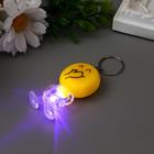 Фонарик брелок для ключей на кольце «Весёлый смайлик», 6×3.5×1.3 см, МИКС - Фото 4
