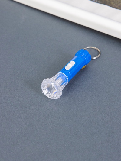 Фонарик брелок для ключей на кольце «Точки», 6.5×2.3×2.3 см, МИКС