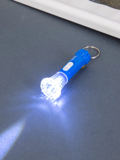 Фонарик брелок для ключей на кольце «Точки», 6.5×2.3×2.3 см, МИКС