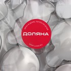 Набор форм для печенья Доляна «Животные», 8 предметов, 14×14 см, серебристый - Фото 8