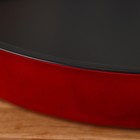 Форма для выпечки Доляна «Ренард», 28×4,6 см, антипригарное покрытие, цвет бордовый - Фото 4