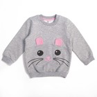 Джемпер для девочки, рост 98 см, цвет серый меланж CWB 61740 (166) - Фото 1