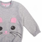 Джемпер для девочки, рост 98 см, цвет серый меланж CWB 61740 (166) - Фото 3