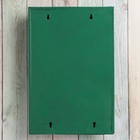 Ящик почтовый «Классика», вертикальный, без замка (с петлёй), зелёный - Фото 6
