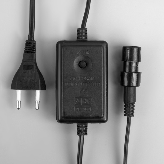 Контроллер Luazon Lighting для светового шнура 13 мм, 8 режимов, 220 В, 2-pin - Фото 1