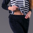 Комплект женский (толстовка, брюки) ТК-482 цвет чёрный, р-р 56 - Фото 6