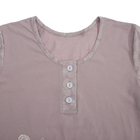 Комплект женский (футболка, бриджи) П-449 цвет розовый, р-р 46 - Фото 2