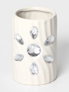 Аксессуары для ванной Доляна «Дерево», 4 предмета, дозатор 300 мл, мыльница, 2 стакана, белые - Фото 2