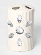 Аксессуары для ванной Доляна «Дерево», 4 предмета, дозатор 300 мл, мыльница, 2 стакана, белые - Фото 7