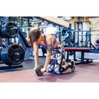 Набор для фитнеса (ролик для пресса+эспандер), цвет синий - Фото 3