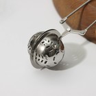 Ситечко для чая Доляна «Мята», 16.5 см, нержавеющая сталь, серебристое - Фото 2