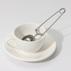 Ситечко для чая Доляна «Мята», 16.5 см, нержавеющая сталь, серебристое - Фото 3