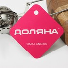 Ситечко для чая Доляна «Мята», 16.5 см, нержавеющая сталь, серебристое - Фото 5