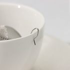 Ситечко для чая Доляна «Бергамот», d=4.5 см, на цепочке, нержавеющая сталь, серебристое - Фото 2