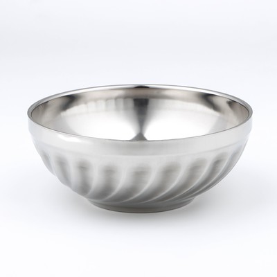 Миска из нержавеющей стали «Кинриг», 800 мл, d=17,5 см, с двойными стенками