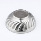 Миска из нержавеющей стали «Кинриг», 800 мл, d=17,5 см, с двойными стенками - Фото 2