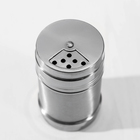 Солонка «Металлик», 280 мл, 6.3×10.5 см, нержавеющая сталь, серебристая - Фото 4