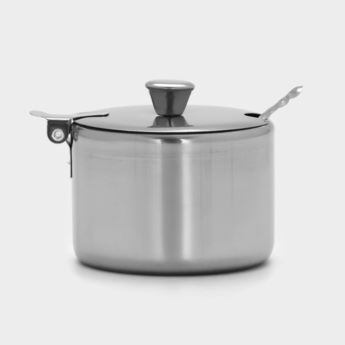 Сахарница «Бьёрн», 200 мл, 7.5×5.4 см, нержавеющая сталь - Фото 1