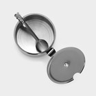 Сахарница «Бьёрн», 200 мл, 7.5×5.4 см, нержавеющая сталь - Фото 4