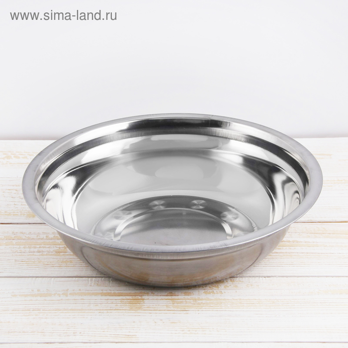 Миска Доляна «Мэйли», 2.4 л, 27×6.5 см, нержавеющая сталь - Фото 1