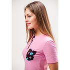 Комплект женский (футболка, бриджи) М-170/2-09 цвет розовый, р-р 44 - Фото 3