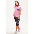 Комплект женский (футболка, бриджи) М-170/2-09 цвет розовый, р-р 50 - Фото 1