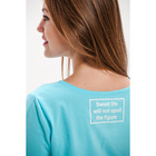 Комплект женский (футболка, шорты) М-826-09 цвет голубой, р-р 44 - Фото 3