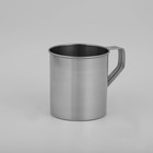 Кружка Доляна «Индия», 300 мл, d=7.4 см, нержавеющая сталь, хромированная - Фото 2