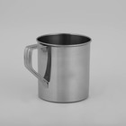 Кружка Доляна «Индия», 300 мл, d=7.4 см, нержавеющая сталь, хромированная - Фото 3