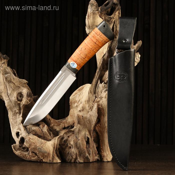 Нож "Селигер", рукоять береста - Фото 1