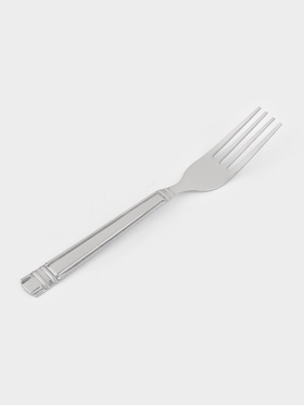Вилка столовая Доляна «Варт», длина 18.4 см, толщина 1.2 мм, серебристая (комплект 12 шт)