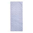 Палантин текстильный PCB101_3-20, цвет синий, размер 70х180 - Фото 2
