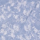Палантин текстильный PCB101_3-20, цвет синий, размер 70х180 - Фото 3