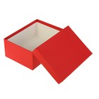 Набор коробок 3 в 1 "Красная", с тиснением, 23 х 16 х 9,5 - 19 х 12 х 6,5 см - Фото 2