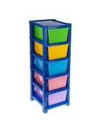 Комод детский пластиковый, 5 секций - Фото 3