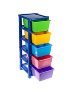 Комод детский пластиковый, 5 секций - Фото 4