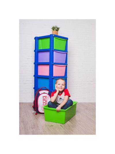 Комод детский пластиковый, 5 секций