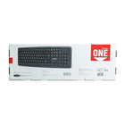 Клавиатура Smartbuy ONE 112, проводная, мембранная, 104 клавиши, USB, чёрная - фото 8362223