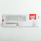Клавиатура Smartbuy ONE 208, проводная, мембранная, 104 клавиши, USB, белая - Фото 6