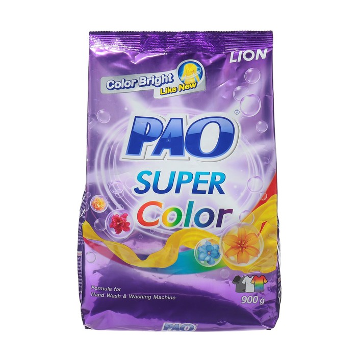 Стиральный порошок Lion Pao"UV Color", для цветного белья,900гр - Фото 1