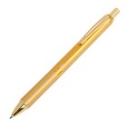 Ручка гелевая Pentel Energel Sterling, в футляре, металлический золотого цвета корпус, чернила черные. Сменный стержень - LR7 - Фото 1
