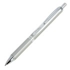 Ручка гелевая Pentel Energel Sterling, в футляре, металлический стального цвета корпус, чернила черные. Сменный стержень - LR7 - Фото 1